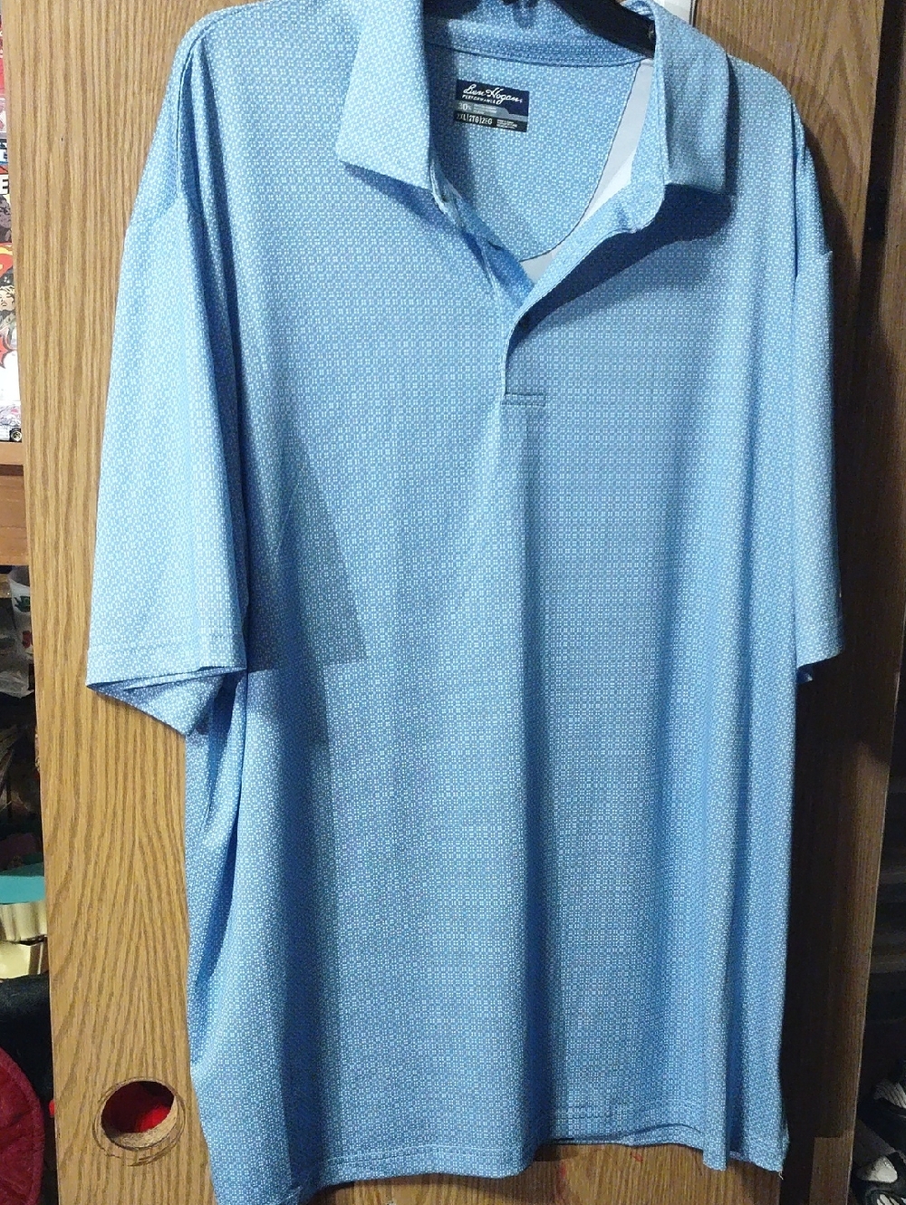Hogan Light Blue Men's Performance Polo